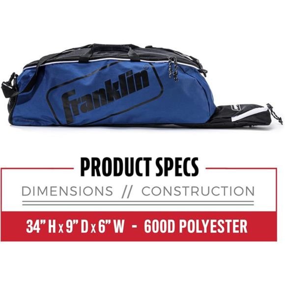 Baseball Bat Bag - Kids Teeball, Softball, Baseball Equipment Bag - Holds Bat - Picture 7 of 8